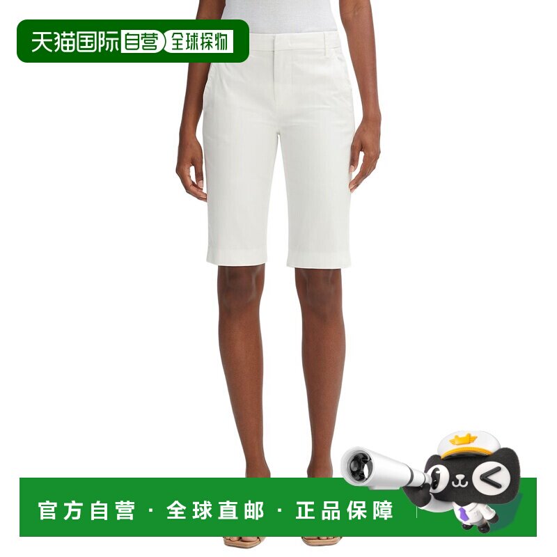 自营Vince硬币口袋百慕大短装-白色 美国奥莱直发短裤休闲裤