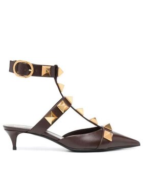 Valentino Rockstud 大号铆钉笼形高跟鞋 VW0S0CB3ZWM