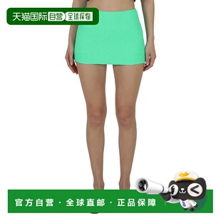 自营 T by Alexander Wang女士薄荷Julep全身标志迷你裙-薄荷Jule