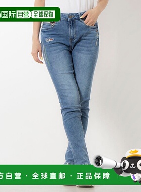 日本直邮Desigual 刺绣修身牛仔裤 DE819EW24119