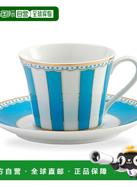 【日本直邮】Noritake则武杯和碟250cc浅蓝色精制瓷器T002B/M-253