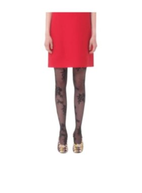 VALENTINO 女士袜子 BKI04Y9LV0NO AW2025 红色 弹力莱卡裤袜