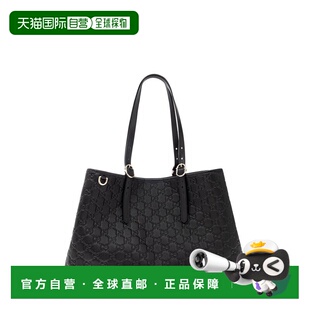 1h可退 香港直邮Gucci 古驰 女士 GG Emblem系列大号托特包 81521