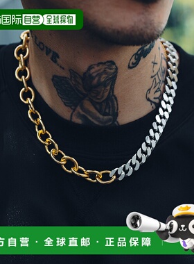 1h可退 日本直邮Subciety 厚款混搭链坠项链 10994066