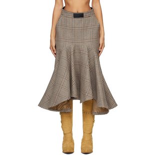 女士 维特萌 驼色 Godet WA65SK750S 潮奢 半身裙 Vetements