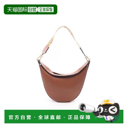 日本直邮中古二奢Loewe罗意威女包A级95新bag包牛皮单肩包棕色