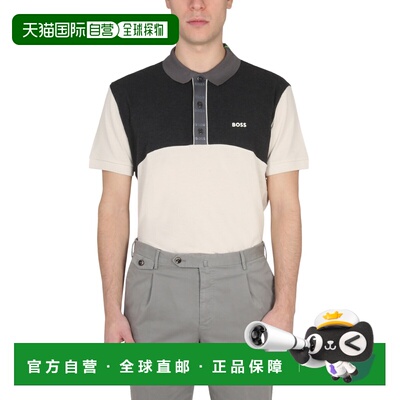 1h可退 香港直邮BOSS 波士 男士 带LogoPolo衫 50476933102417851