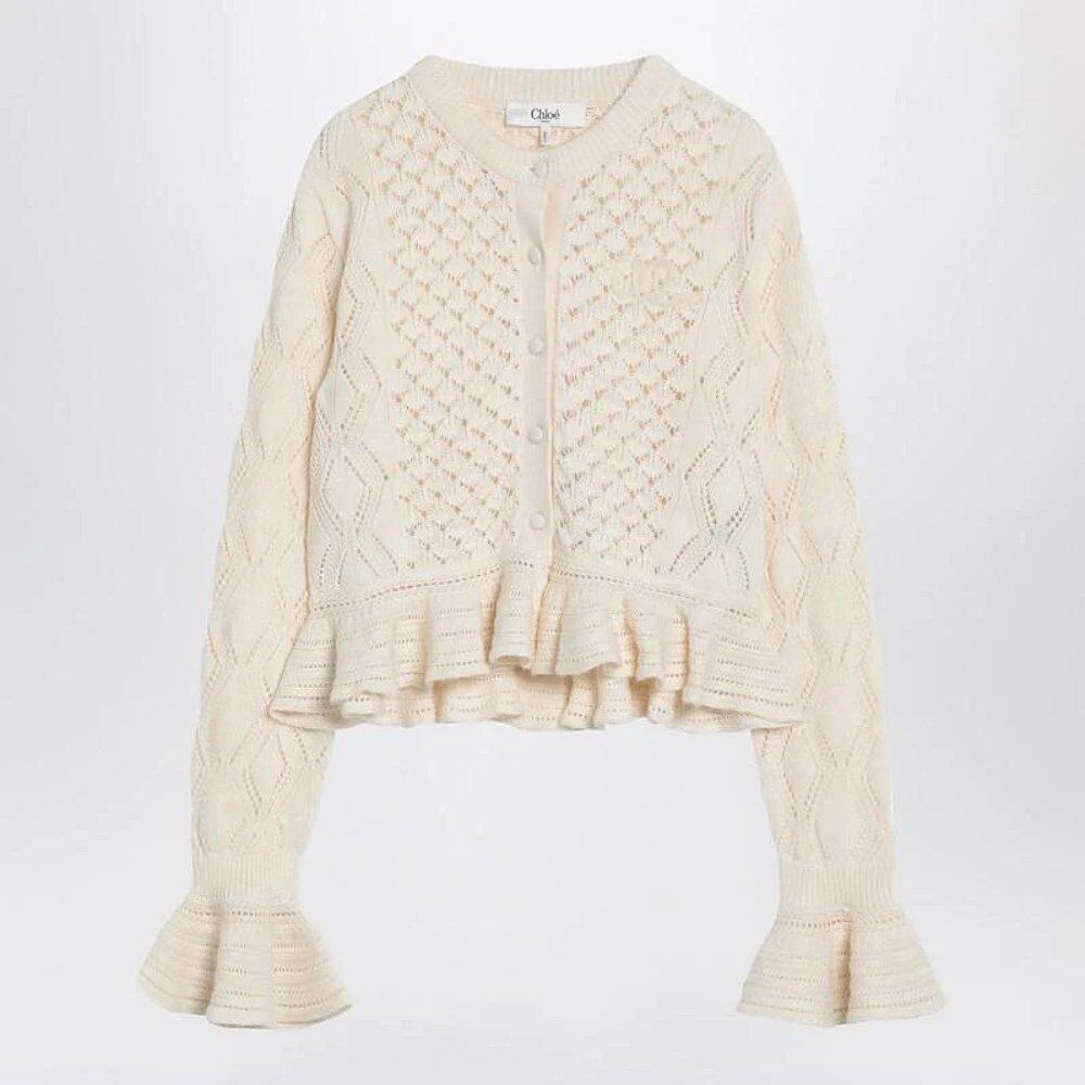 CHLOÉ 女士衬衫 CH25AMC01590RCHLOE107 AW2025 白色