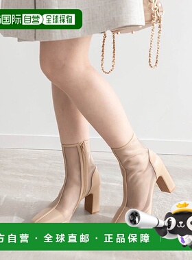 日本直邮RANDA 透明风暴短靴 RA041BW14217 黑色