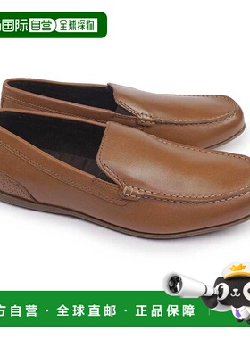 日本直邮Rockport 男士 Malcom 一脚蹬鞋薄底宽楦CJ2275W CJ2276W