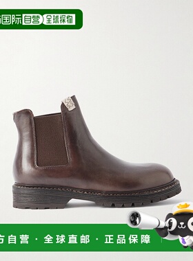 香港直邮1h可退 Visvim 维斯维木 男士 Gornergrat Mid-Folk 皮质