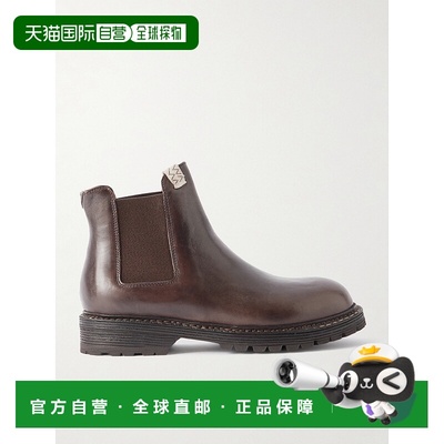 香港直邮1h可退 Visvim 维斯维木 男士 Gornergrat Mid-Folk 皮质