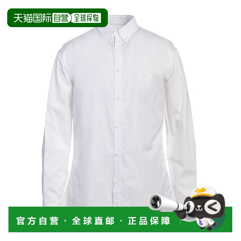 1h可退 香港直邮潮奢 Dsquared2 二次方 男士 衬衫 white白色 舒