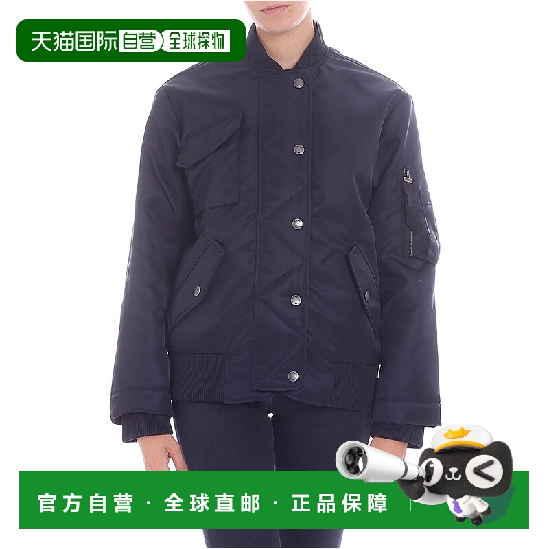 1h可退 香港直邮KENZO 女士夹克 2BL0815AG76 SS2022 蓝色 Blue o