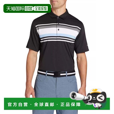 自营Walter Hagen Performance 11 polo衫男士黑色常规合身UPS110