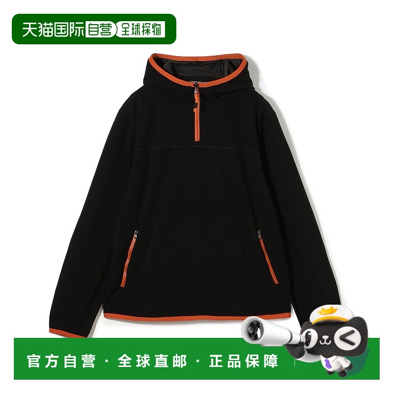 1h可退 日本直邮JAMES PERSE 男士意大利轻量科技蜂窝半拉链连帽