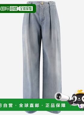 1h可退 香港直邮BALMAIN 女士牛仔裤 DF0ML095DF176FC CO 蓝色