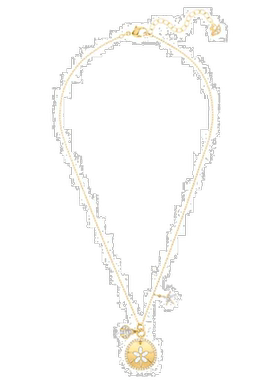 自营｜Swarovski施华洛世奇项链金属黑色镀玫瑰金色调5462580镀金