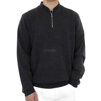 韩国直邮G/Fore高尔夫拉链毛衣V领美利奴羊毛修身长袖时尚潮流