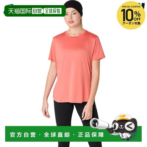 日本直邮Asics FLEX STRETCH 经典简约舒适美观短袖 常规T恤 女款