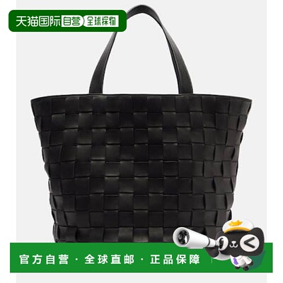 1h可退 香港直邮The Row 女士 Sisal 皮革手提包 black黑色 舒适