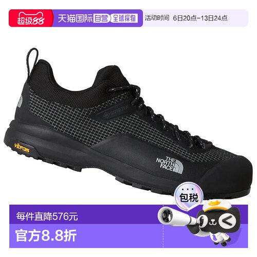 香港直邮THE NORTH FACE 男士户外徒步鞋 北面NF0A8G5GKX7NERO CO