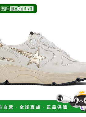1h可退 香港直邮潮奢 GOLDEN GOOSE 女士 灰白色 Running Sole 运