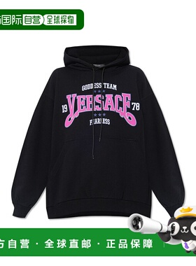 1h可退 香港直邮Versace 范思哲 女士 徽标长袖卫衣 10117351A085