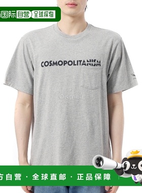 韩国直邮Engineered Garments 印花十字圆领T恤 A - 灰色 - Cosmo