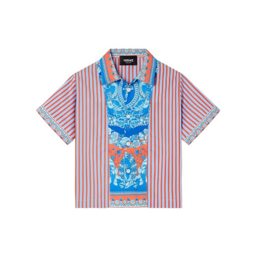 VERSACE 男童衬衫 10231711A171786UE80 SS2026 蓝色