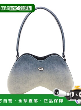 1h可退 香港直邮潮奢 Diesel 迪赛 女士 Play 双 D 单肩包 X10327