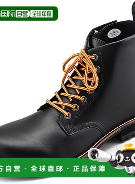 【日本直邮】Daytona摩托车女款牛皮短靴 鞋垫侧链 HBS-003 黑色