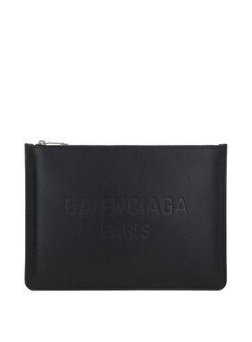 BALENCIAGA 男士手拿包 7923472AA0S1000 CO 黑色 Black wallet