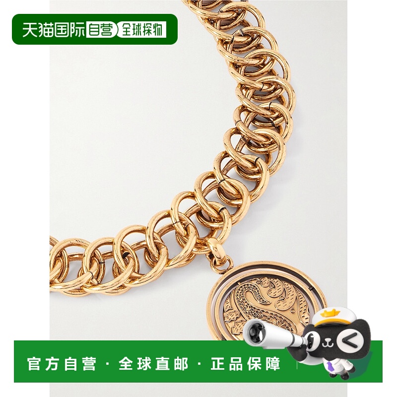 1h可退 香港直邮潮奢 Etro 艾特罗 女士 镀金项链 WF5E0008AM007