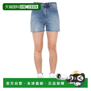纽扣牛仔短裤 香港直邮Saint 男士 圣罗兰 606814YL870 Laurent