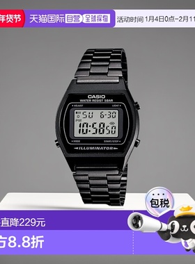 【日本直邮】Casio卡西欧 数码手表 黑色 海外版 B640WB-1A