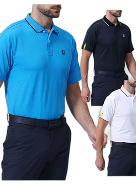 日本直邮FOOTJOY 高尔夫服装男士短袖 Polo 衫 
