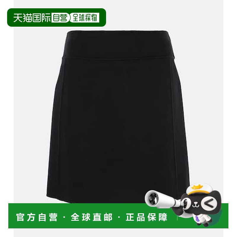 1h可退 香港直邮S-MAXM ARA 女士 羊毛迷你半身裙 black黑色 舒适