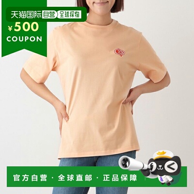 日本直邮Chloe T 恤上衣橙色女式 CHLOE CHC21UJH13183 81R