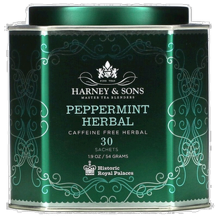 香港直发Harney＆Sons哈尼 桑尔丝薄荷草本茶无咖啡萃取清新30包