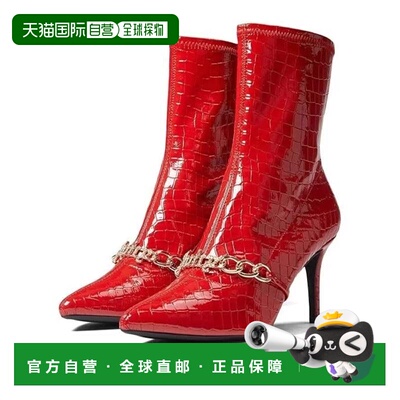 自营Women's Juicy Couture Tommi Red Snakeskin Stiletto Heel