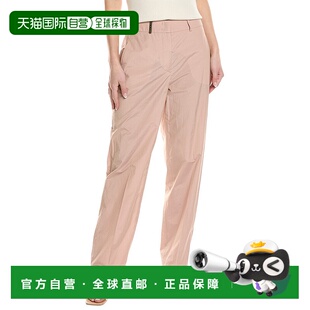 自营 Peserico女式长裤，38，粉红色 美国奥莱直发裤子阔腿裤