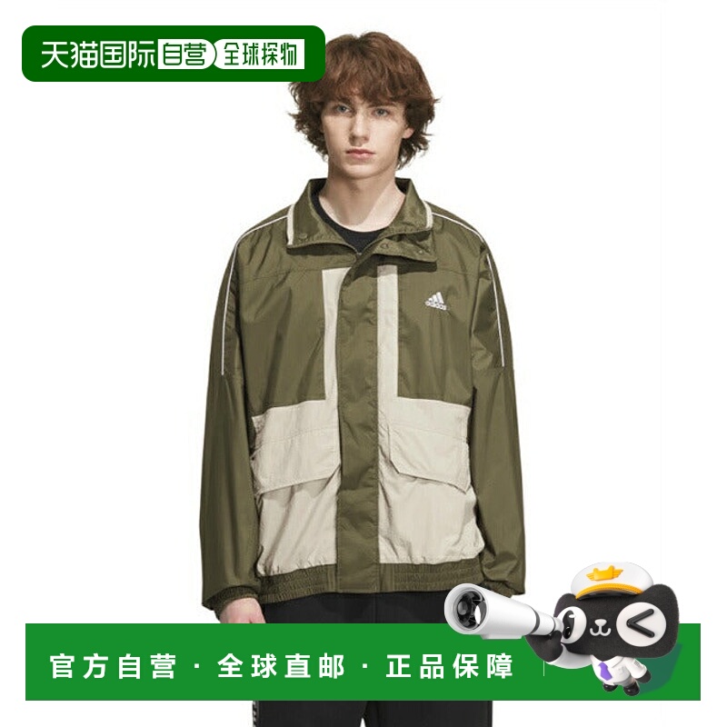 日本直邮 adidas 男士WORD梭织防风夹克 IK7353 IJM07 夹克