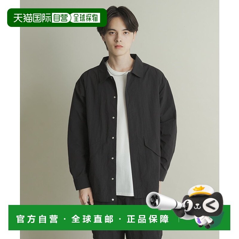 1h可退 日本直邮SENSE OF PLACE男装宽松长袖衬衫夹克 多口袋设计