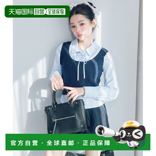 1h可退 日本直邮OLIVE des OLIVE 女士 针织背心+衬衫套装 106105