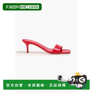 1h可退 香港直邮aeyde 女士 Ilvy 皮质凉拖 ILVYNAPPALEATHERRED