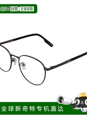 自营 ermenegildo zegnaMen's Round Optical Frames In Gray - g