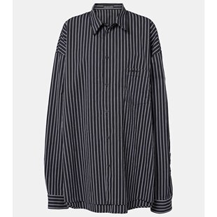 条纹棉质衬衫 Balenciaga Flatground 女士 000895 巴黎世家