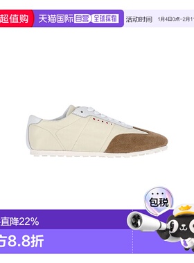 1h可退 香港直邮Marni 玛尼 女士 帆布运动鞋(米白色) SNZW020000