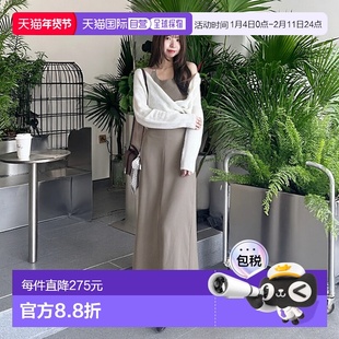 1h可退 日本直邮SNIDEL 女装 宽松针织两件套 霍尔特连衣裙 SWNO2